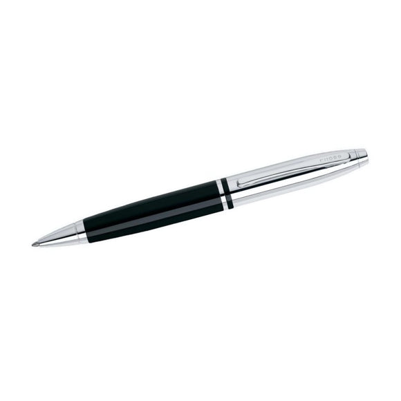 Calais Chrome Black Ball Point Pen