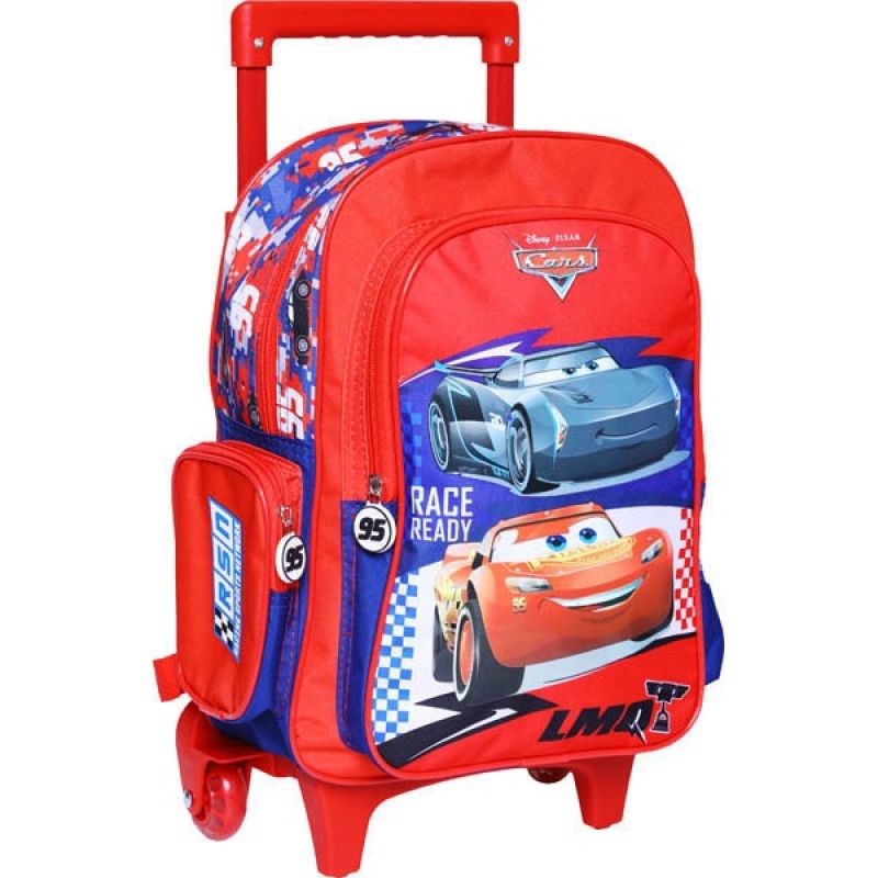 Cars Trolley Bag School Bag 16"