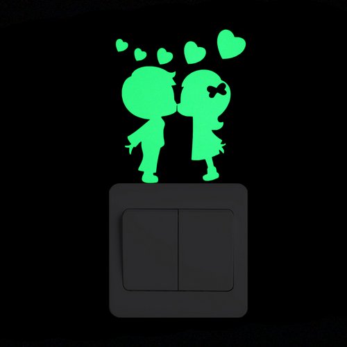 Cartoon Luminous Switch Sticker - Nejoom Stationery