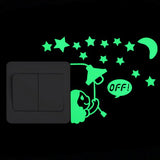 Cartoon Luminous Switch Sticker - Nejoom Stationery