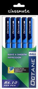 Classmate Octane Gel Pen Blue Pack of 5