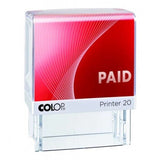 COLOP Printer 20 Stock text Stamp Urgent Duplicate Copy Paid Received A/C Payee