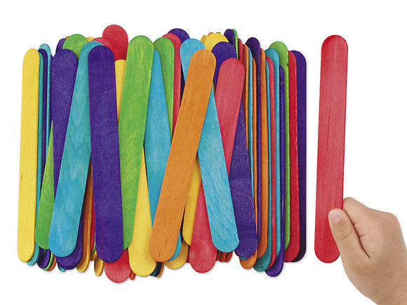 Colored Wooden Craft Sticks - Nejoom Stationery