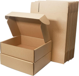 Small Corrugated Box (40 CM X 26 CM X 9 CM) Small Carton Cardboard Boxes for Mailing Box Packaging - Pack of 5