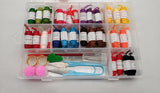 Cross stitch embroidery thread with tools- 50 pcs - Nejoom Stationery