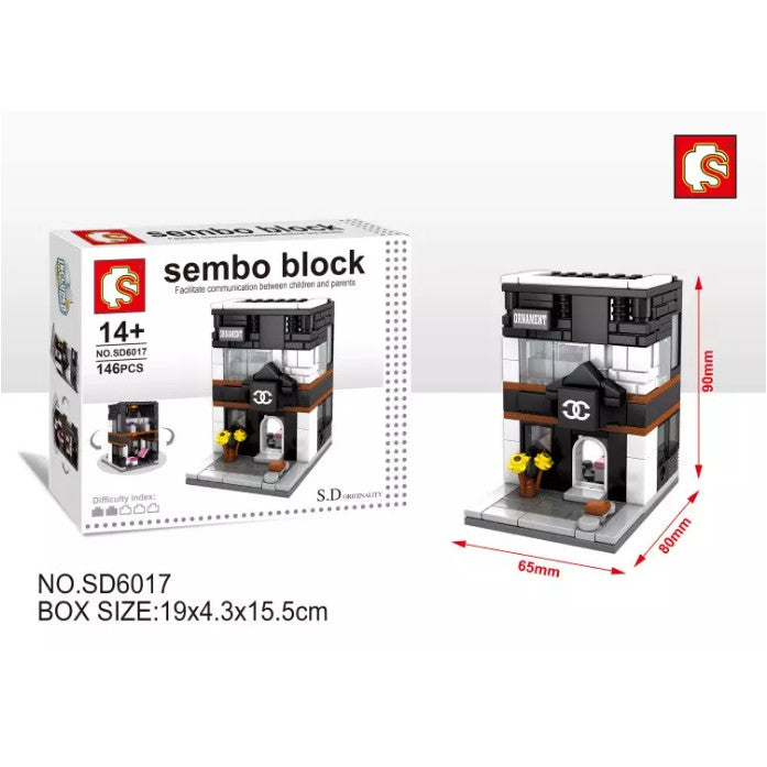 Sembo Architecture Bricks Models City Street Baseplate Toys Educational Mini Bricks Lego Set