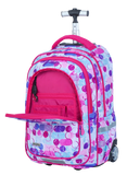 Everyday 3pcs Trolley School Bag Set 18" Pink (Big Wheel)