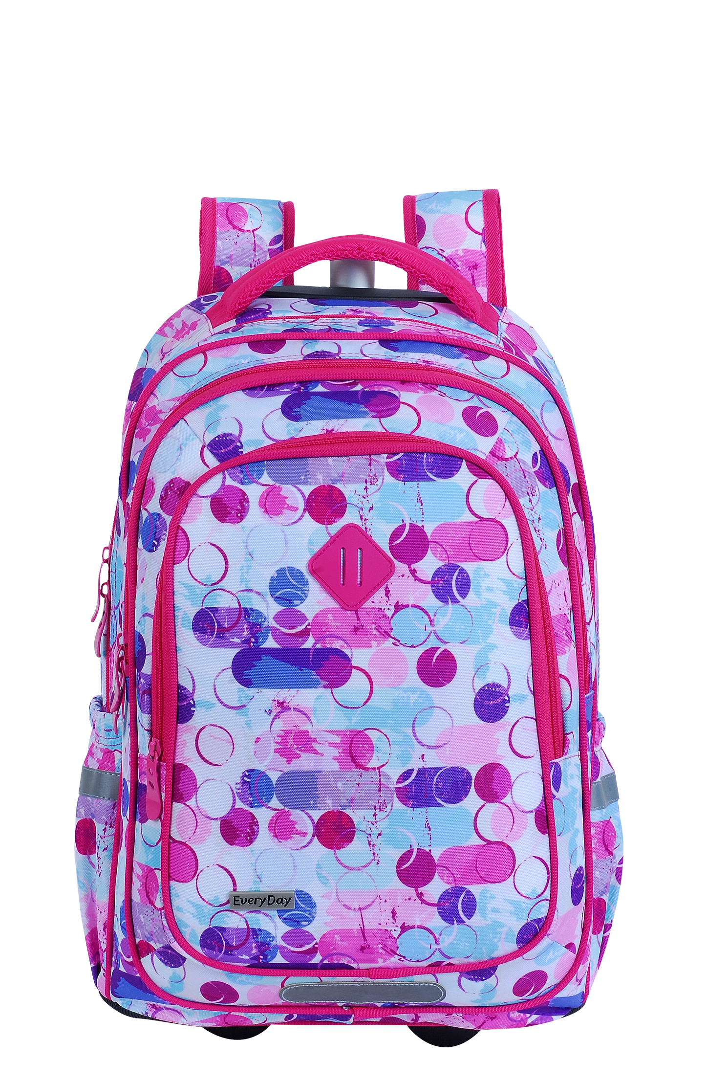 Everyday 3pcs Trolley School Bag Set 18" Pink (Big Wheel)