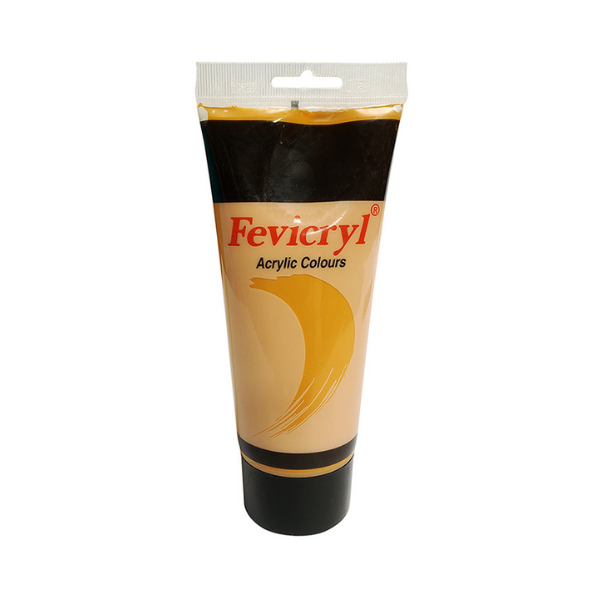 Fevicryl Acrylic Colour 200ml Yellow - Nejoom Stationery