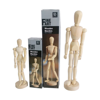 Fine Art Wooden Mannequin 20 CM - Nejoom Stationery