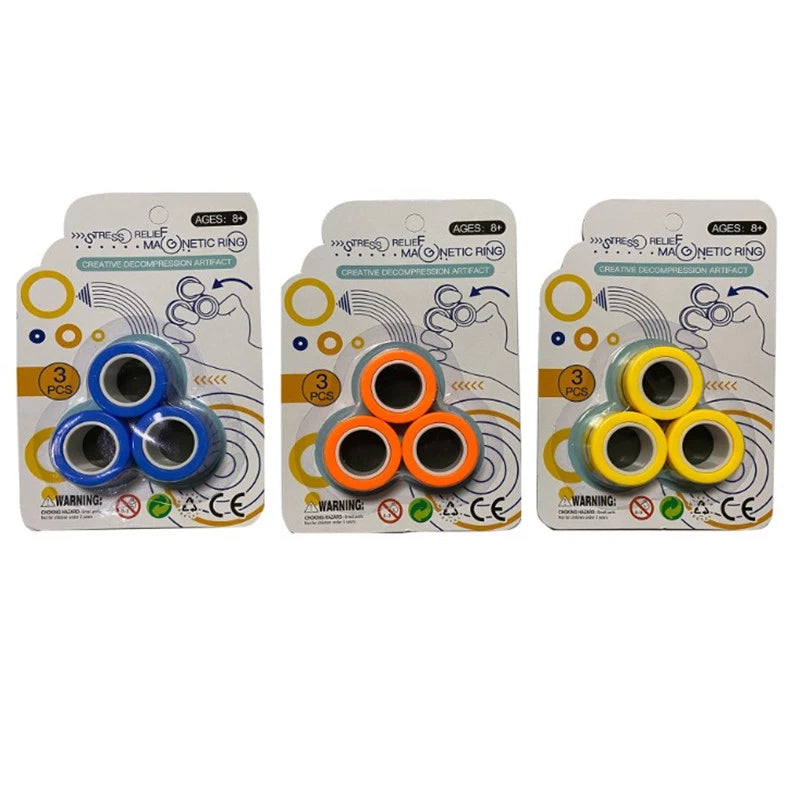 Finger Magnetic Fidget stress relief - Nejoom Stationery