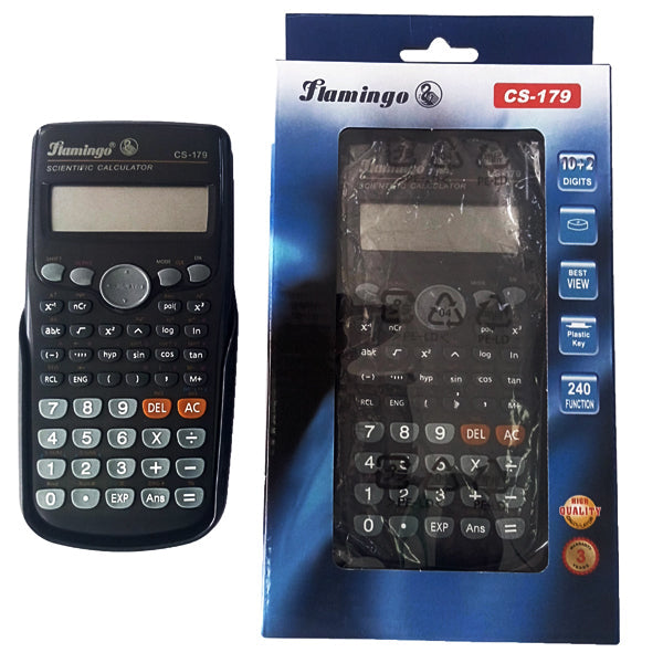 Flamingo calculator CS179 12 Digit and 240 Function - Nejoom Stationery