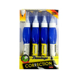 Flamingo Correction Pen whitener 7ml 12 Pcs - Nejoom Stationery