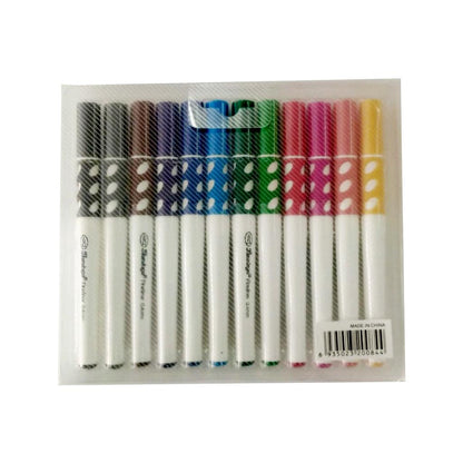 Flamingo Fine Liner 12 Color Fine Writing Art Painting - Nejoom Stationery