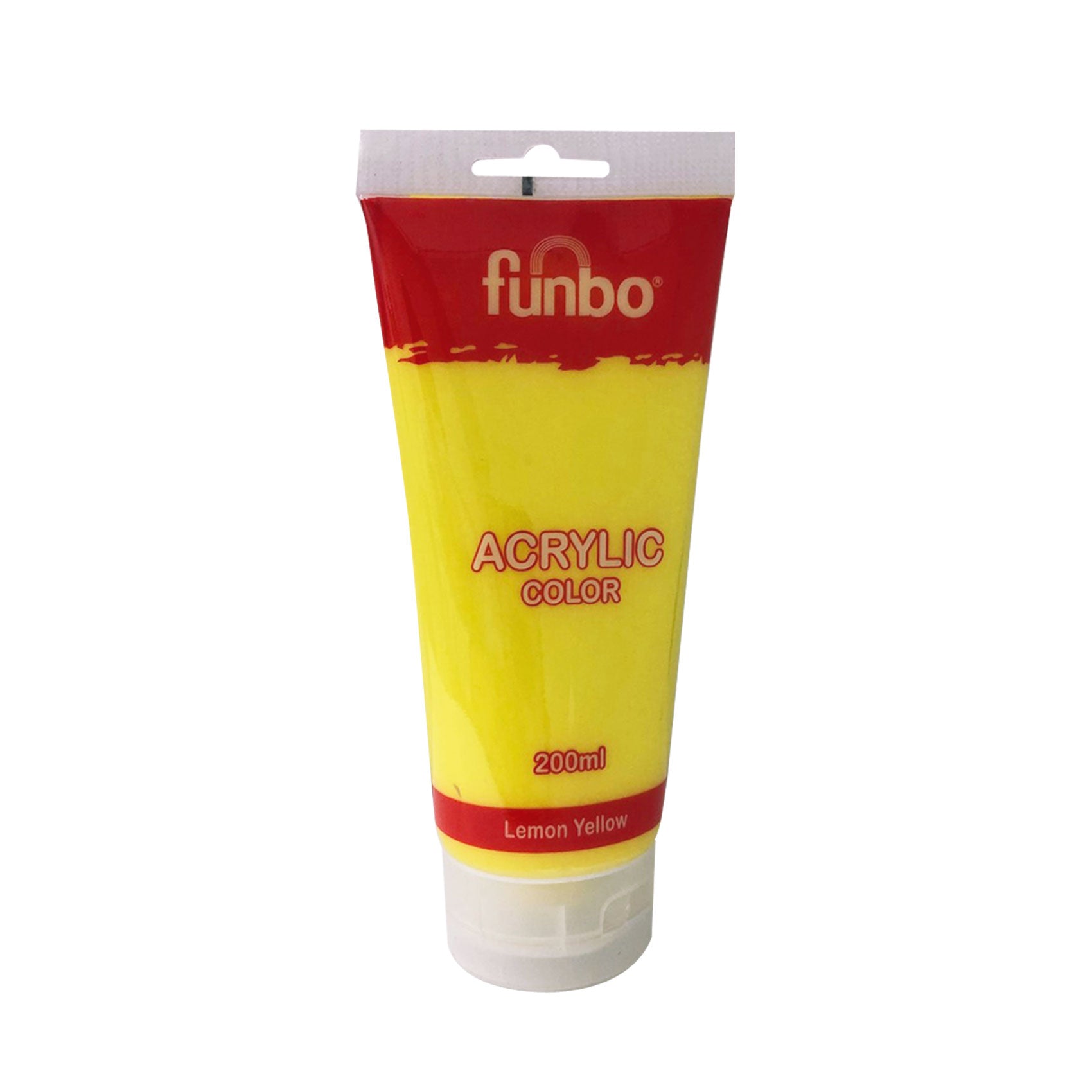 Funbo Acrylic Color 200ml 21 LEMON YELLOW