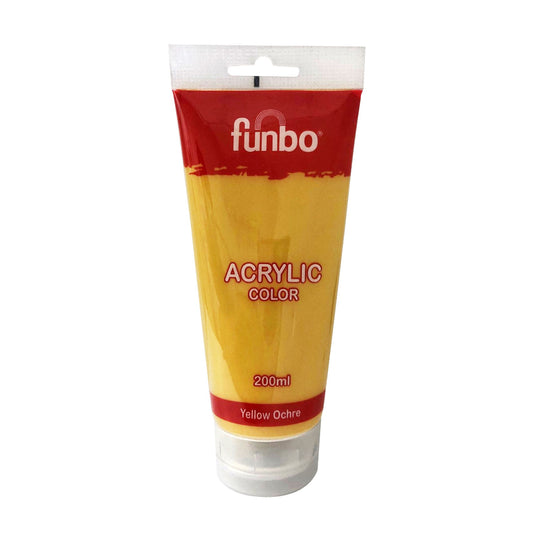 Funbo Acrylic Color 200ml 29 YELLOW OCHRE