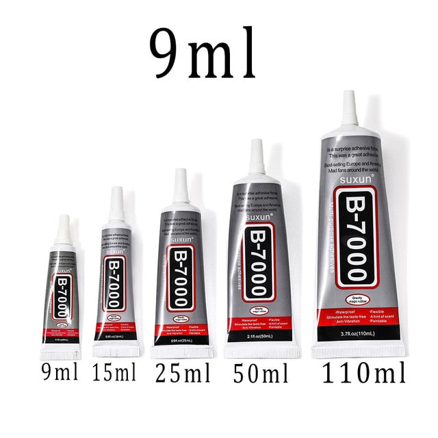 B7000 Glue For Rhinestones Crystal Adhesive Jewelry 9ml 15ml 50ml 110ml Needles Epoxy Resin Diy Jewelry Crafts Glass Supplies