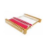 Children's Loom DIY Beech Wooden Toy Woolen Loom Handmade Tapestry Weaving Tool