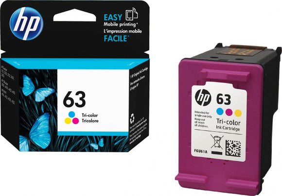 HP INK 63 TRICOLOR - Nejoom Stationery