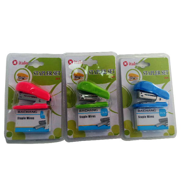 Italio Mini Stapler with Staples - Nejoom Stationery