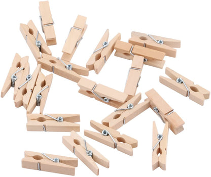 Italo Wooden Clips Mini Clips 25 mm - Nejoom Stationery