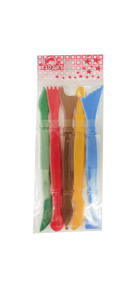 Kid art 5 pieces plastic kitchen knife set - Nejoom Stationery