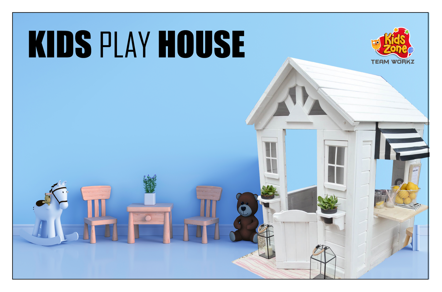 Kids Zone Life Size Kids Play Doll House - Nejoom Stationery