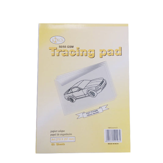 Kings Tracing Pad A4 55 GSM - Nejoom Stationery