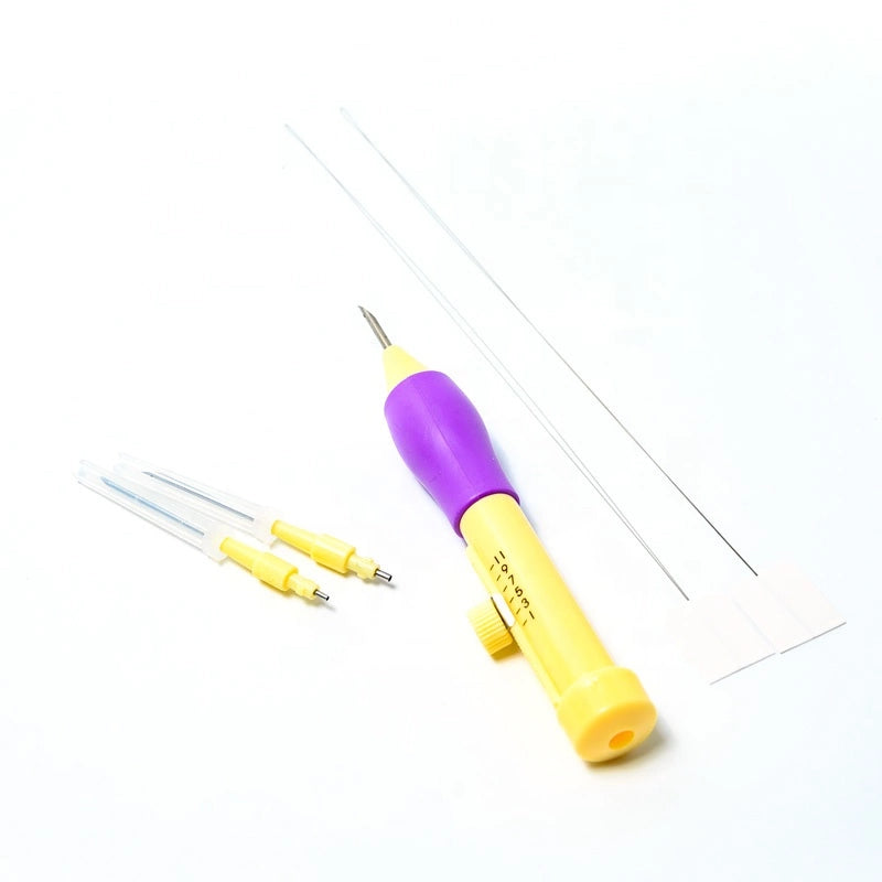 Knitting Stitch Crochet Tool Embroidery Stitching Punch Needle Set - Nejoom Stationery