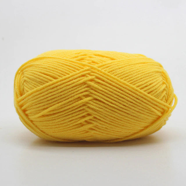 Knitting Yarn Crochet 25g Yellow - Nejoom Stationery