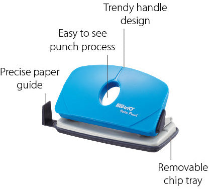 Kw-Trio Vortex Mini 2-Hole Punch - Nejoom Stationery