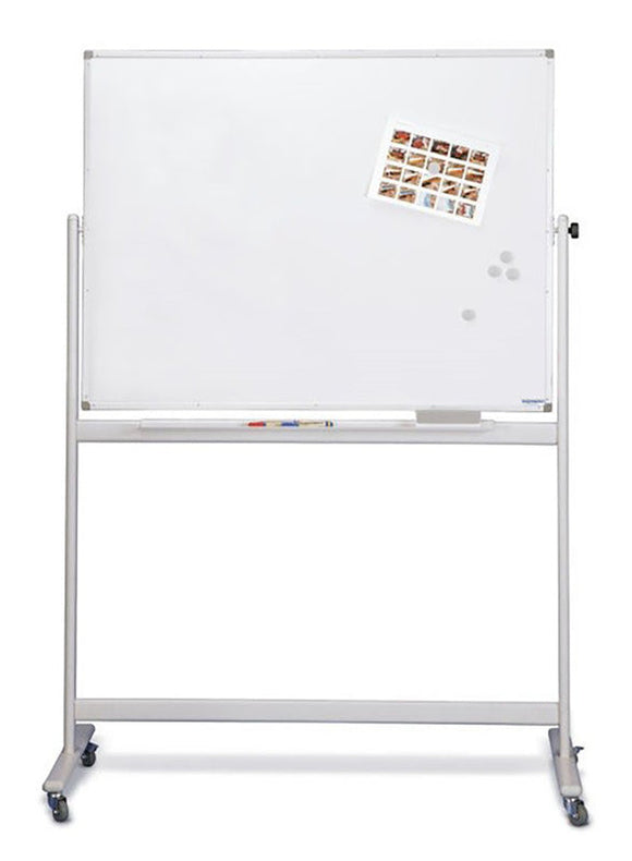 MAGNETOPLAN MOBILE MAGNETIC WHITE BOARDS 120x90