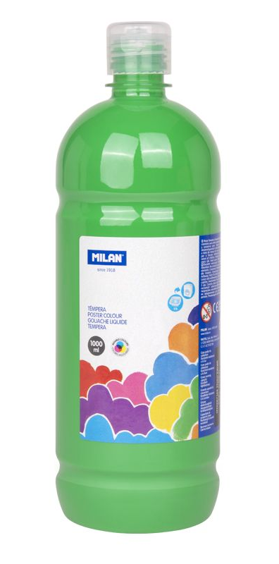 Milan Poster Paint 1000ml bottle Light Green