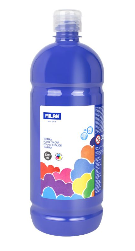 Milan Poster Paint 1000ml bottle Ultramarine