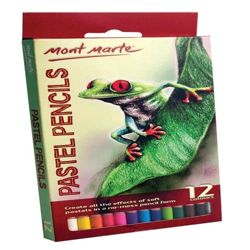 Mont Marte Pastel Pencils 12Pcs