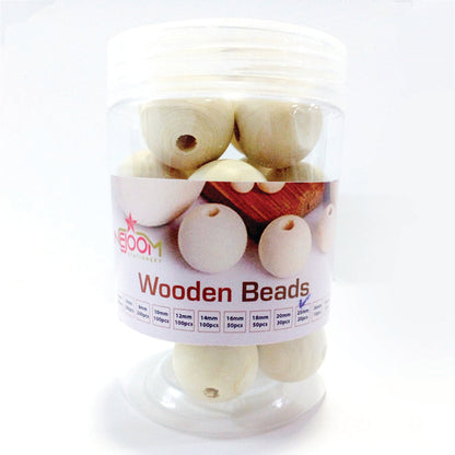 Natural Wooden Beads DIY Craft - Nejoom Stationery