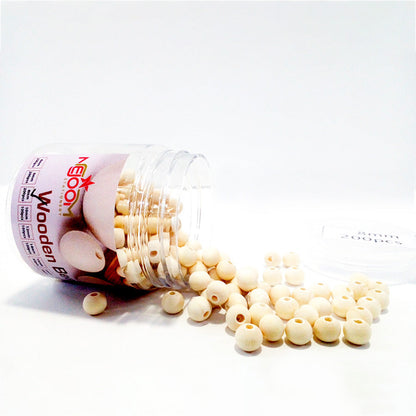 Natural Wooden Beads DIY Craft - Nejoom Stationery