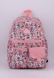 Nomad Kids Backpack Teen Scribble Lines Pink 16 inch