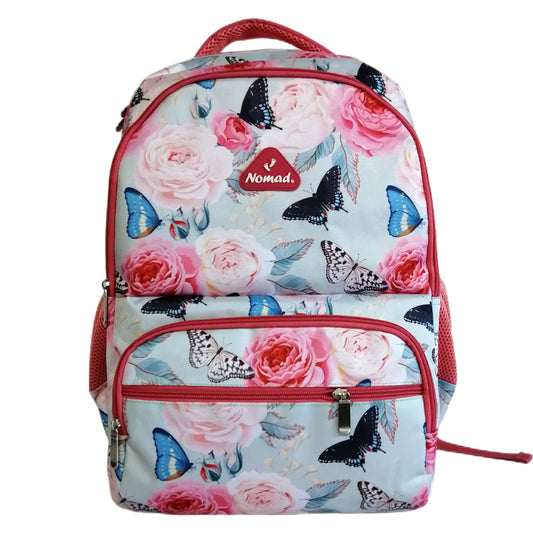 Nomad Kids Secondary Backpack Rose Butterfly 18 inch