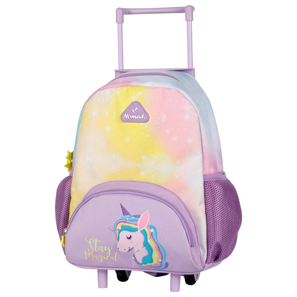 Nomad Pre School 3 In 1 Trolley Bag set Unicorn 14 inch