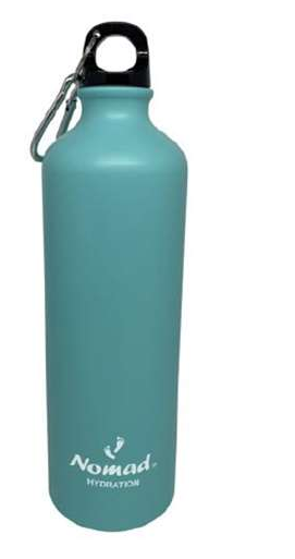 Nomad Stainless Steel Water bottle 700ml Asst.cols - Aqua Green - School Supply