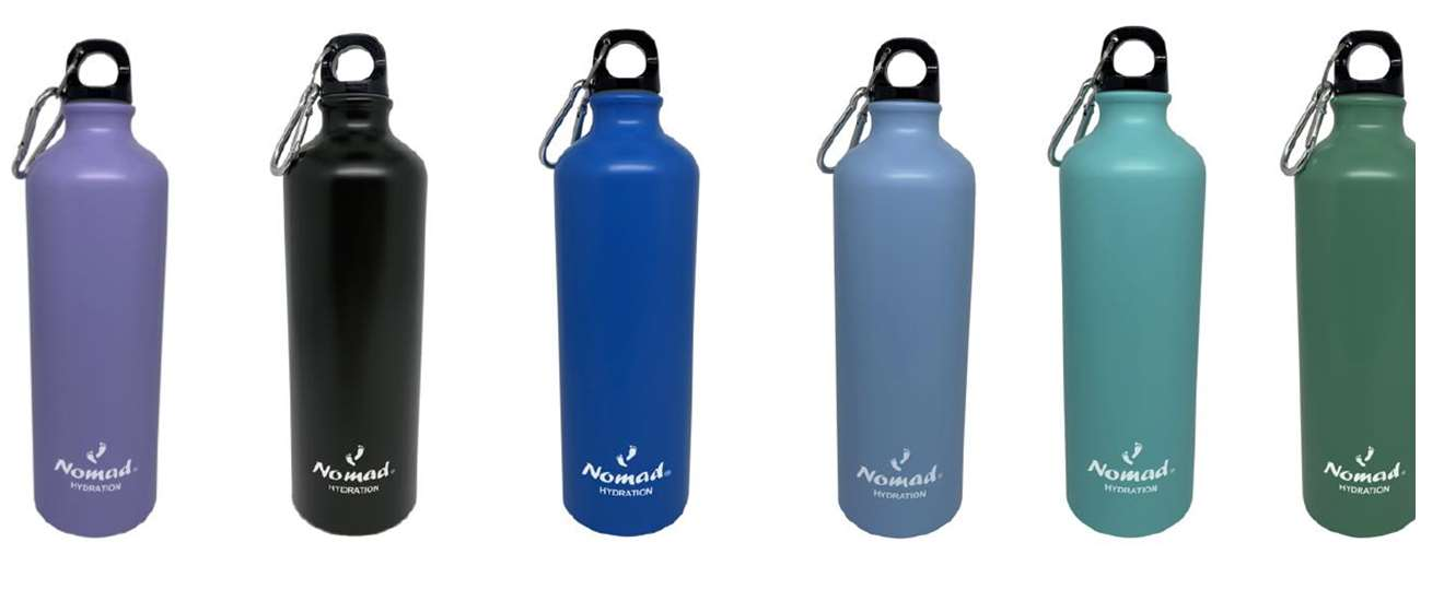 Nomad Stainless Steel Water bottle 700ml Asst.cols