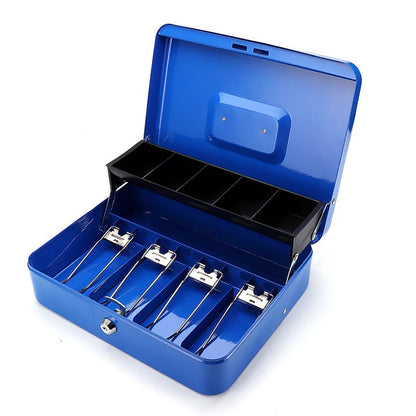 Partner Cash box, 10 inch , blue