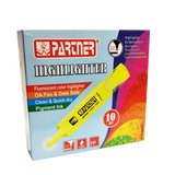 Partner highlighter Fluorescent  Color - 10pcs/Pack - Nejoom Stationery