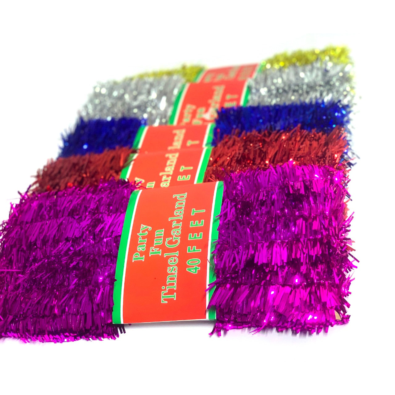 Party Fun Tinsel Garland 40 Feet - Nejoom Stationery