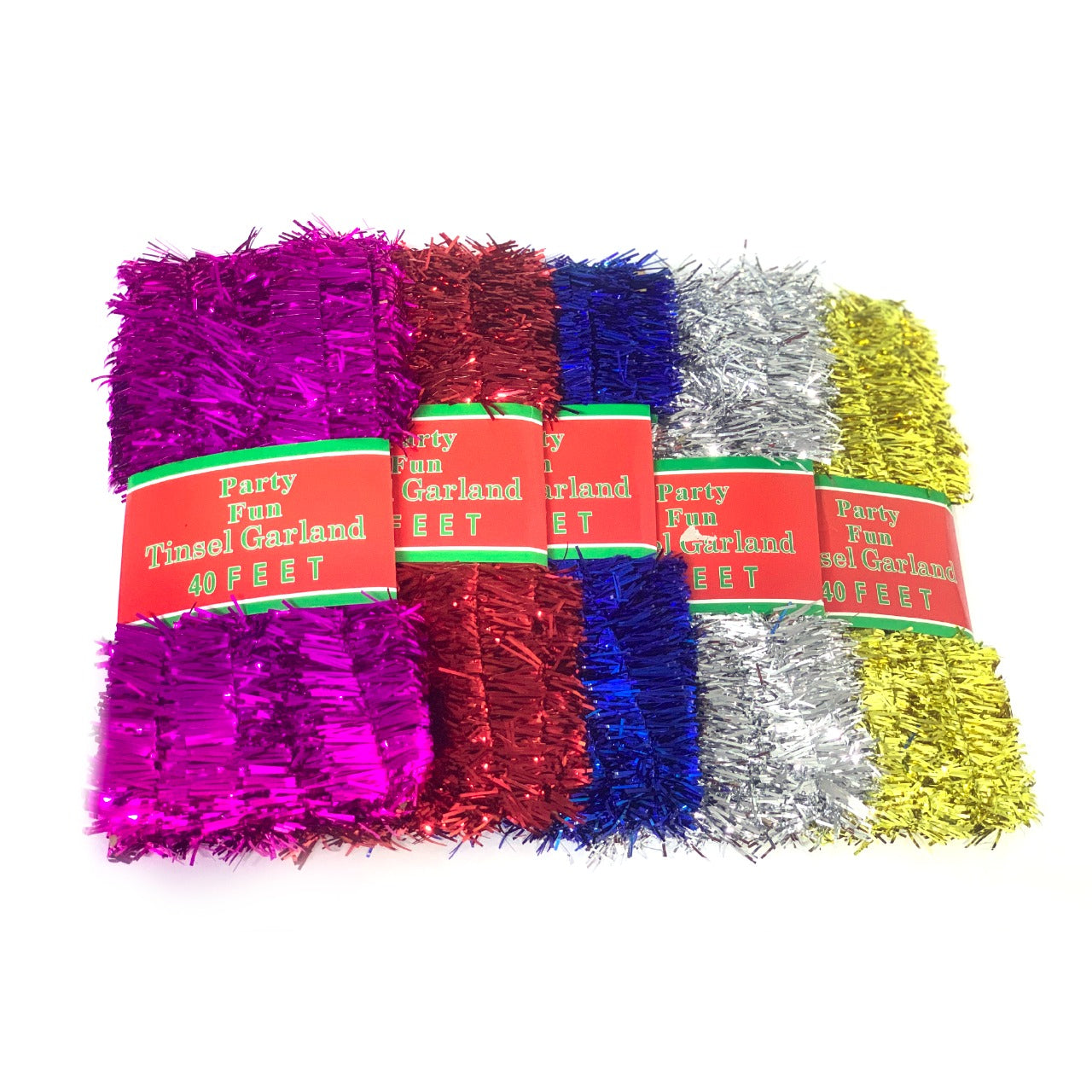 Party Fun Tinsel Garland 40 Feet - Nejoom Stationery