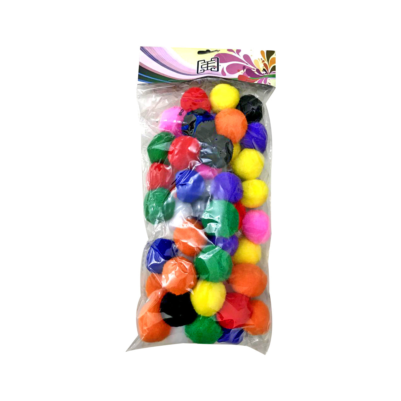 Pom Pom Ball 30mm - Multicolour - Nejoom Stationery