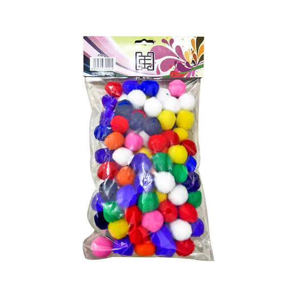 Pom Pom Balls 20mm - Multicolour - Nejoom Stationery