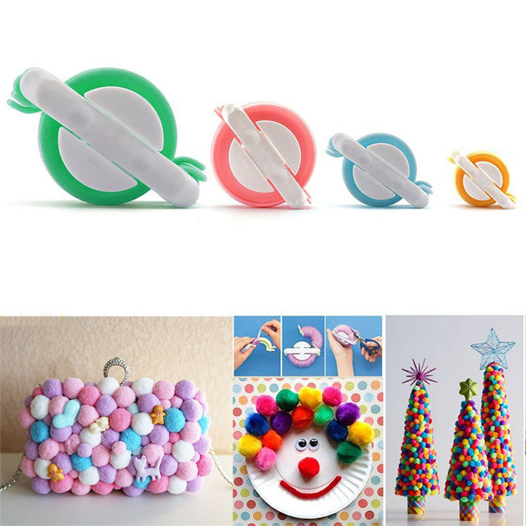 Pompon Set 4pcs - Nejoom Stationery