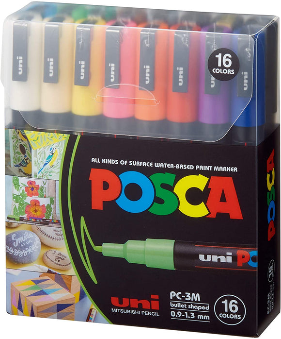 Posca Paint Marker 16col PC-3M